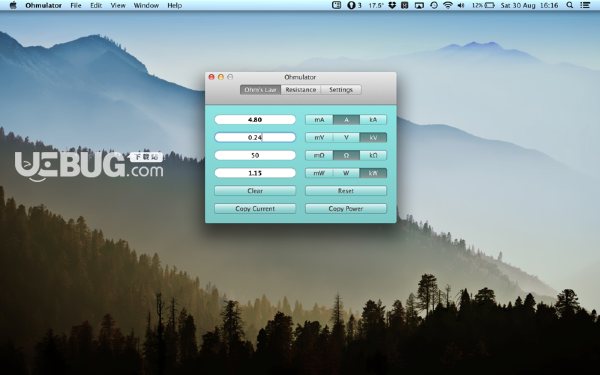 Ohmulator(电路计算器)v1.1 Mac版【2】