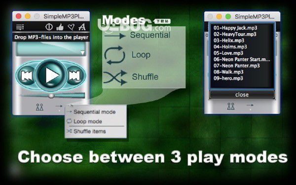 Simple MP3 Player(音乐播放器)v1.6 Mac版【2】