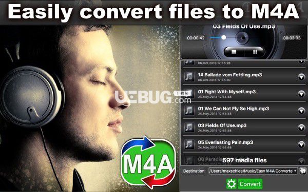 Easy M4A Converter(M4A格式转换器)v1.0.2 Mac版【3】