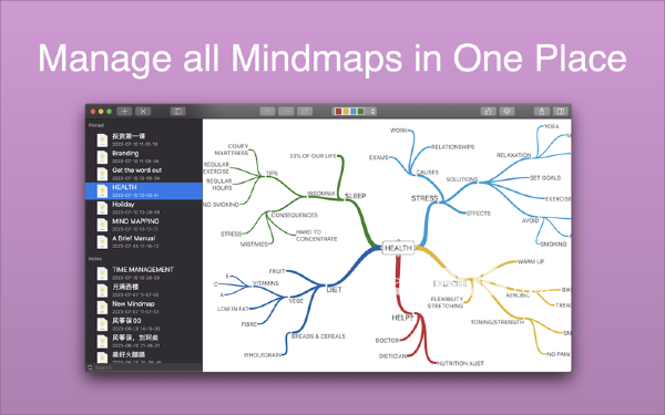 Mindmap Notes(思维导图软件)v1.0 Mac版【2】