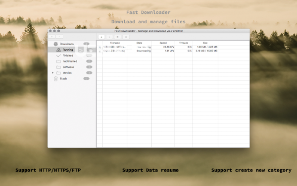 Fast Downloader(下载工具)v1.0 Mac版【3】