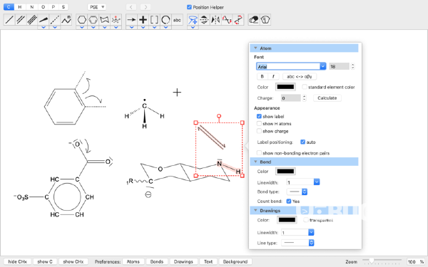 MoleculeSketch(化学绘图软件)v2.3.1 Mac版【3】