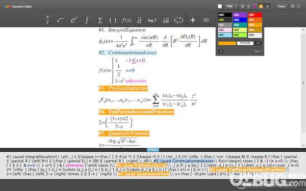 Daum公式编辑器v1.1.2 Mac版【3】