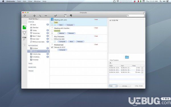 Onlytasks(工作提醒软件)v7.7.1 Mac版【1】