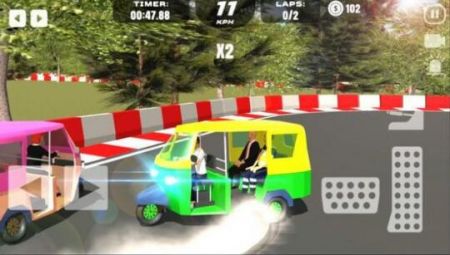嘟嘟自动人力车漂移Tuk Tuk 嘟嘟自动人力车漂移Tuk Tuk