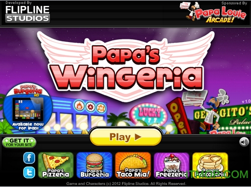 老爹鸡翅店中文无敌版(Papa's Wingeria HD) 老爹鸡翅店中文无敌版(Papa's Wingeria HD)