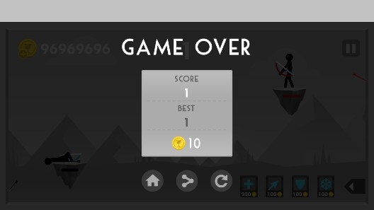 Stickman Archer Fight火柴人弓箭手双人对决无限金币版 Stickman Archer Fight火柴人弓箭手双人对决无限金币版