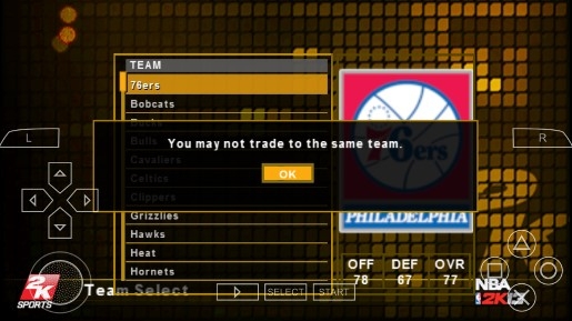 NBA篮球2K13psp手机版 NBA篮球2K13psp手机版