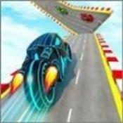 霓虹赛车坡道Light Bike Stunt