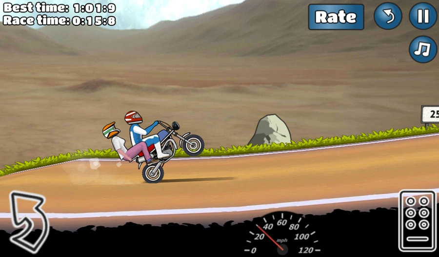 特技摩托挑战下载中文版(Wheelie Challenge改鬼火) 特技摩托挑战下载中文版(Wheelie Challenge改鬼火)